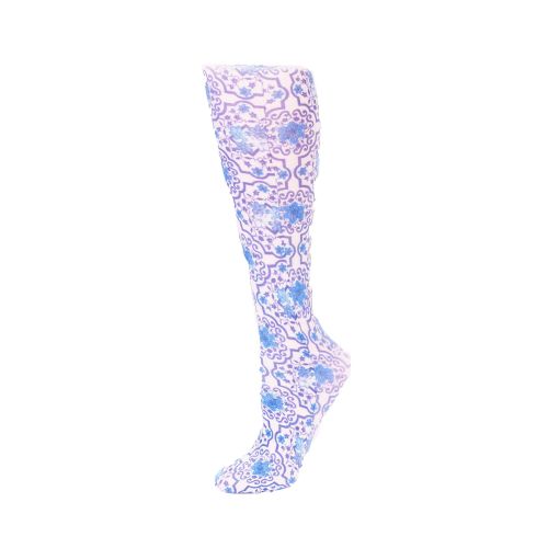 Celeste Stein Sock-Blue Tile
