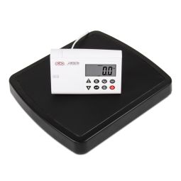 Detecto SOLO Digital Clinical Scale with Remote Indicator, 550 lb x 0.2 lb / 250 kg x 0.1 kg, w/AC A