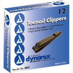 Dynarex 4893 Toenail Clipper with File-144/Case