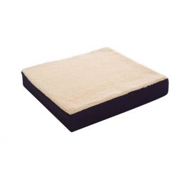 Essential Medical N1106 Fleece Covered Wheelchair Cushion-16"x16"x3"