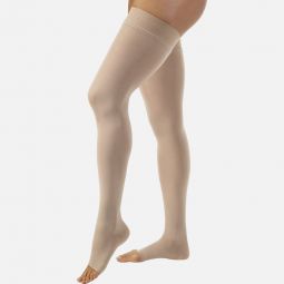 Jobst Relief Open Toe Thigh High Stockings w/ Silicone Band-30-40 mmHg