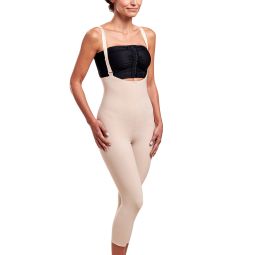 Marena FBM Stage 2 Mid-Calf-Length Girdle w/ Padded Zippers & Suspenders