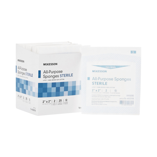 McKesson 16-602318 Medi-Pak Sterile Universal Sponges-50/Box