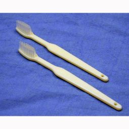 McKesson 16-TB39 Medi-Pak Ivory Medium Toothbrush-144/Box