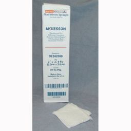 McKesson 92242000 Medi-Pak Non-Sterile Non-Woven Sponges-200/Pack