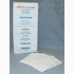 McKesson 94442000 Medi-Pak Non-Sterile Non-Woven Sponges-200/Pack