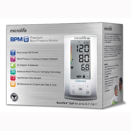 Microlife BP3GU1-8X Blood Pressure Monitor with Extra Large LCD Screen