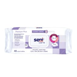 Seni Care S-WP48-C11 Premium Plus Pre-Moistened Personal Cleansing Wipes-576/Case
