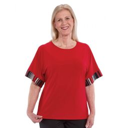 Silverts SV41070 Super! Easy Dressing Top With Extra Deep Arm Holes Great For Arthritis