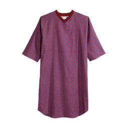 Silverts SV50120 Mens Flannel Hospital Gowns